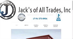 Desktop Screenshot of jacksoftrades.com